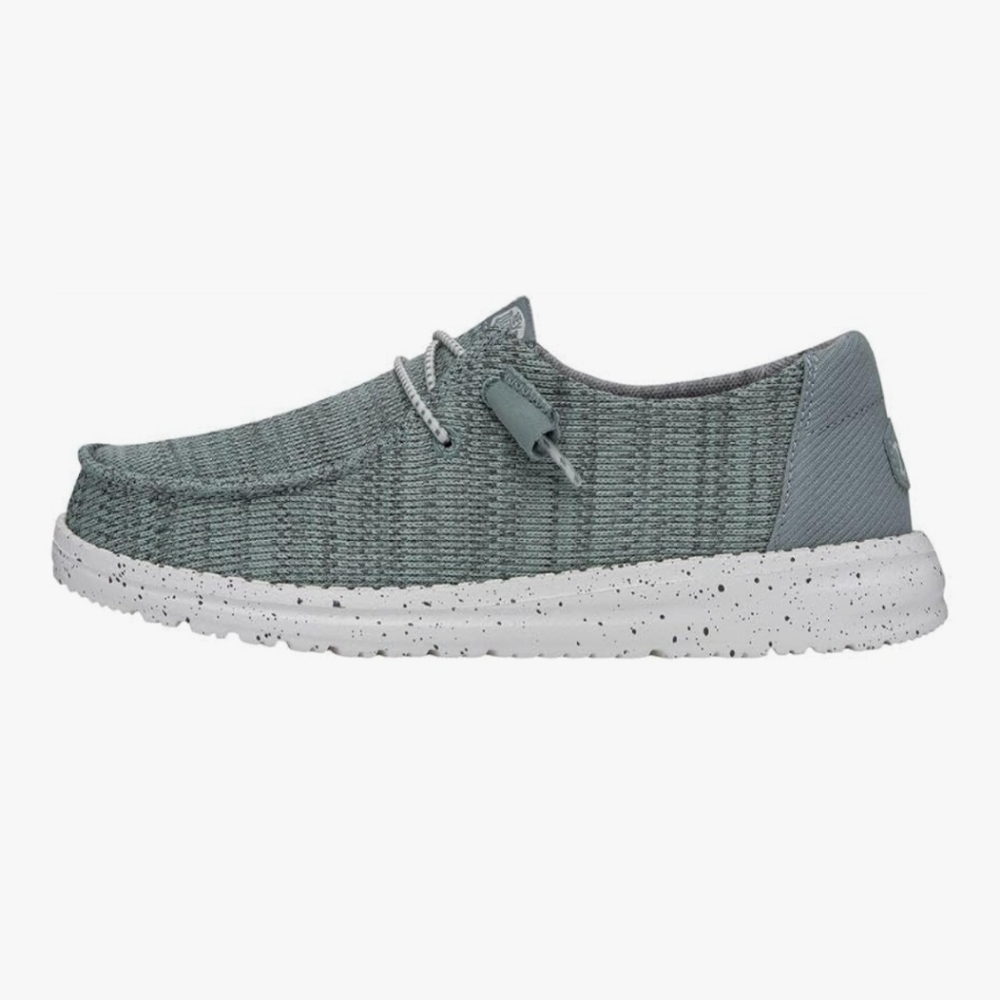 Hey Dude Wendy Sport Mesh Slip On Shoe Light Blue Casual Lightweight Women's 9